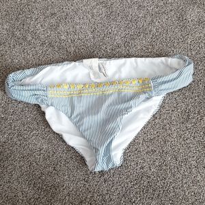 Lucky Brand embroidered swim bottoms